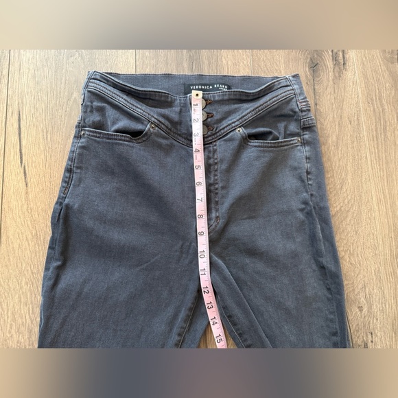Veronica Beard Beverly Skinny Flare High Rise Jeans in Moonlight Size 29 - Picture 3 of 13